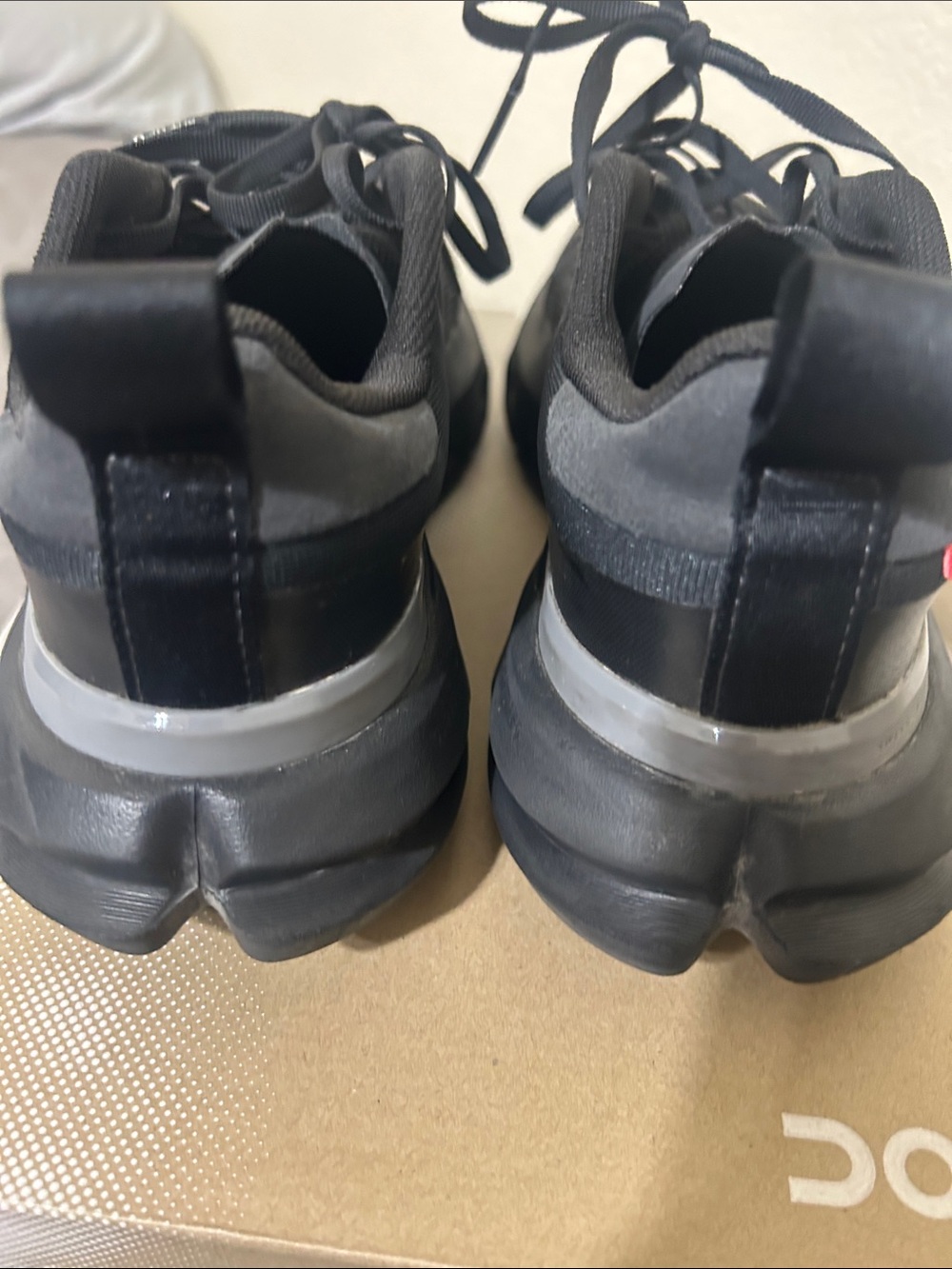 On Running women’s Black Mesh Cloud-Style Sneakers - Picture 3 of 10